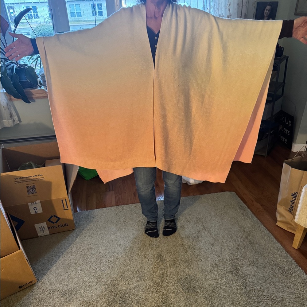 Elegant Ombre Poncho